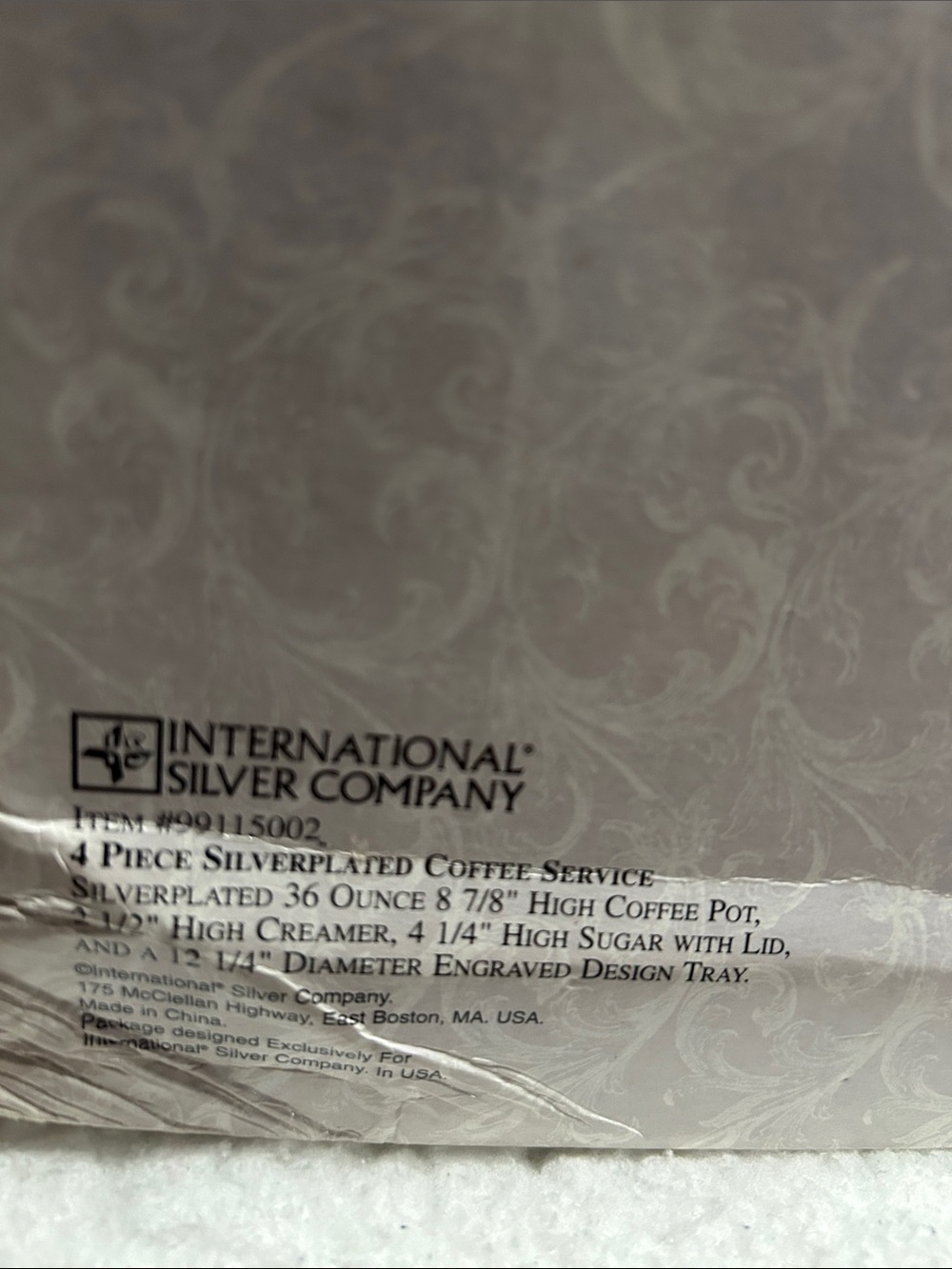 International Silver Company Silver Tea Set - Picture 2 of 8